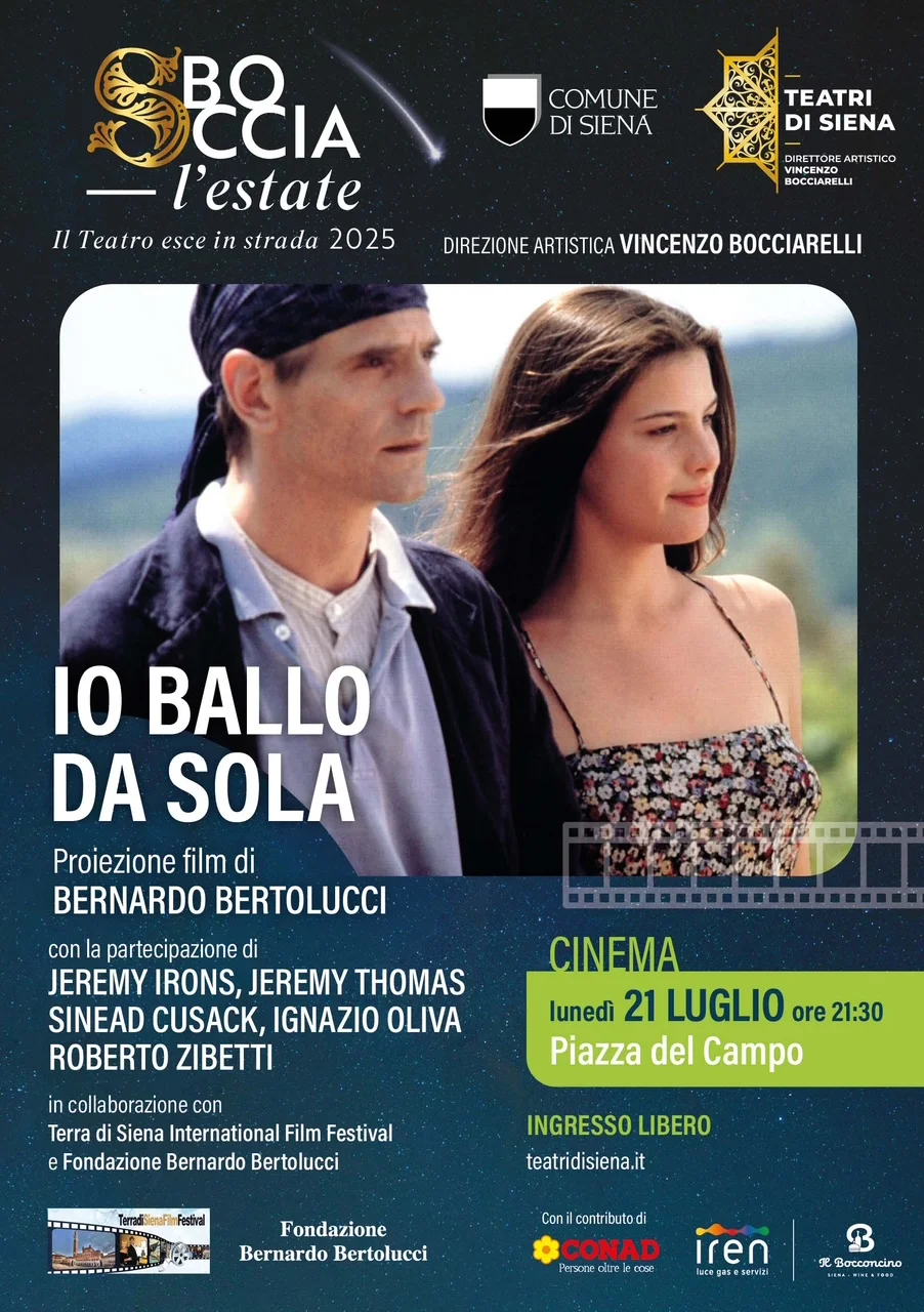 Proiezione speciale Io Ballo da Sola in Piazza del Campo