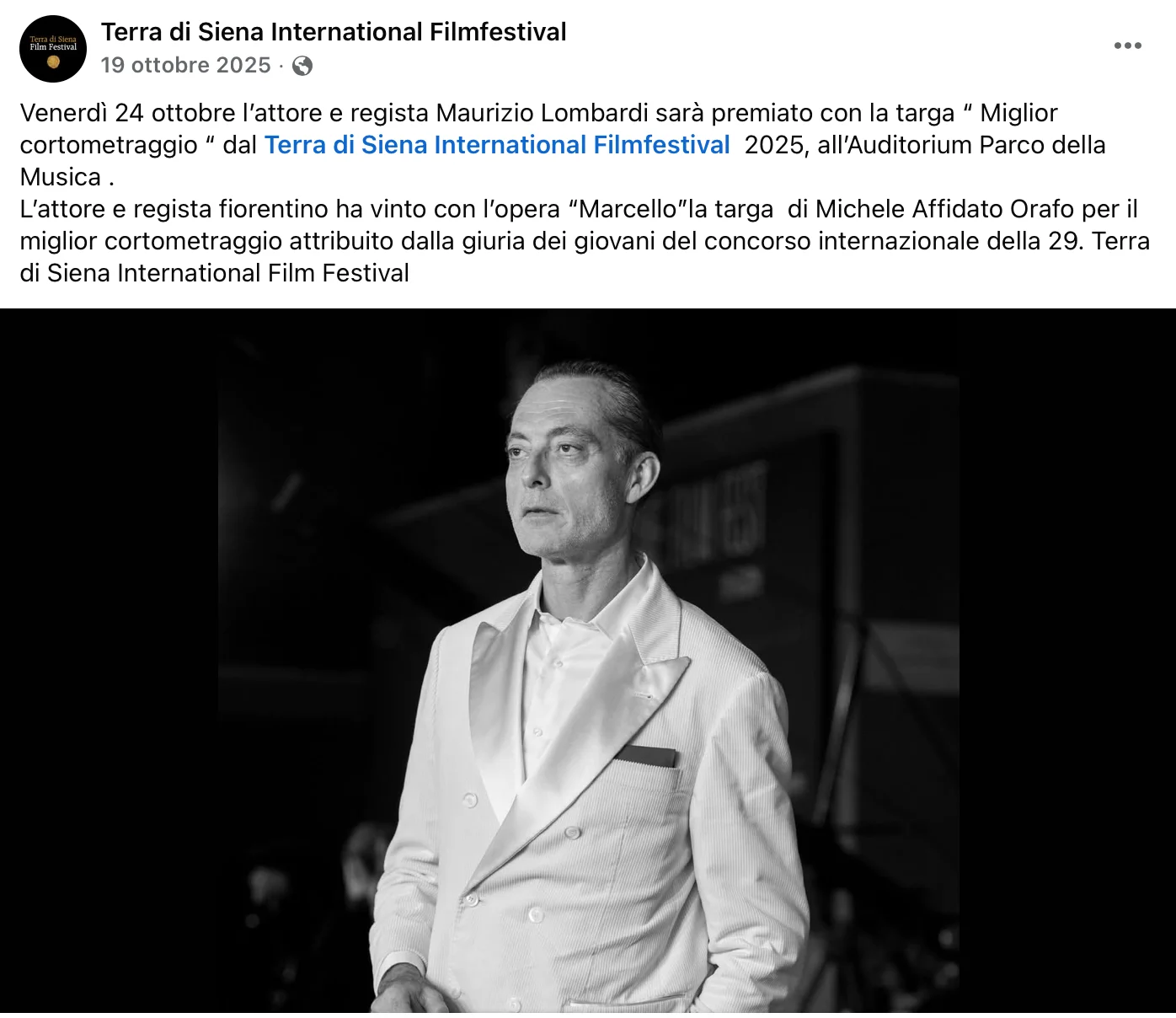 Rassegna Stampa 29° Terra di Siena International Film Festival 2025