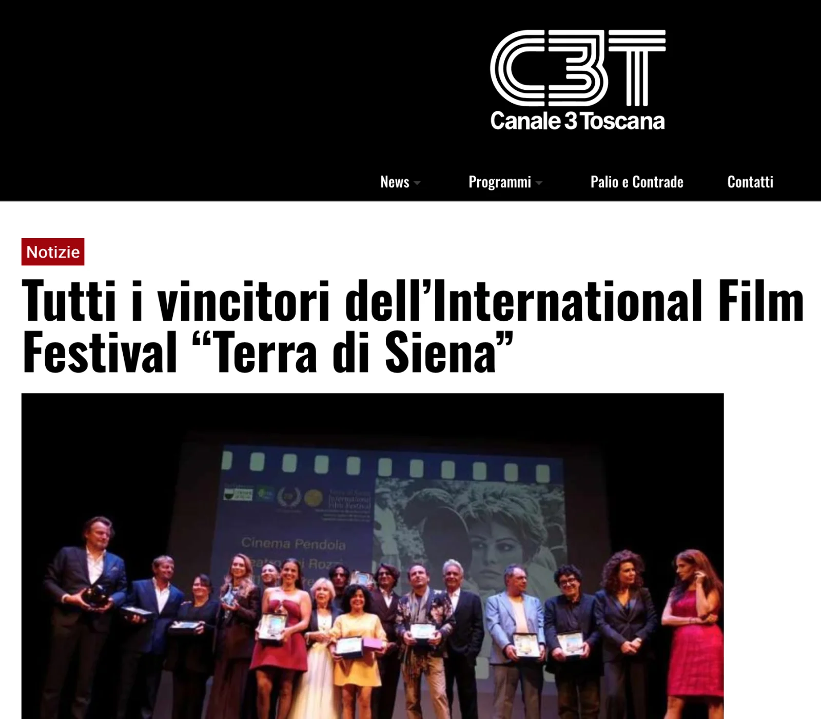 Rassegna Stampa 29° Terra di Siena International Film Festival 2025