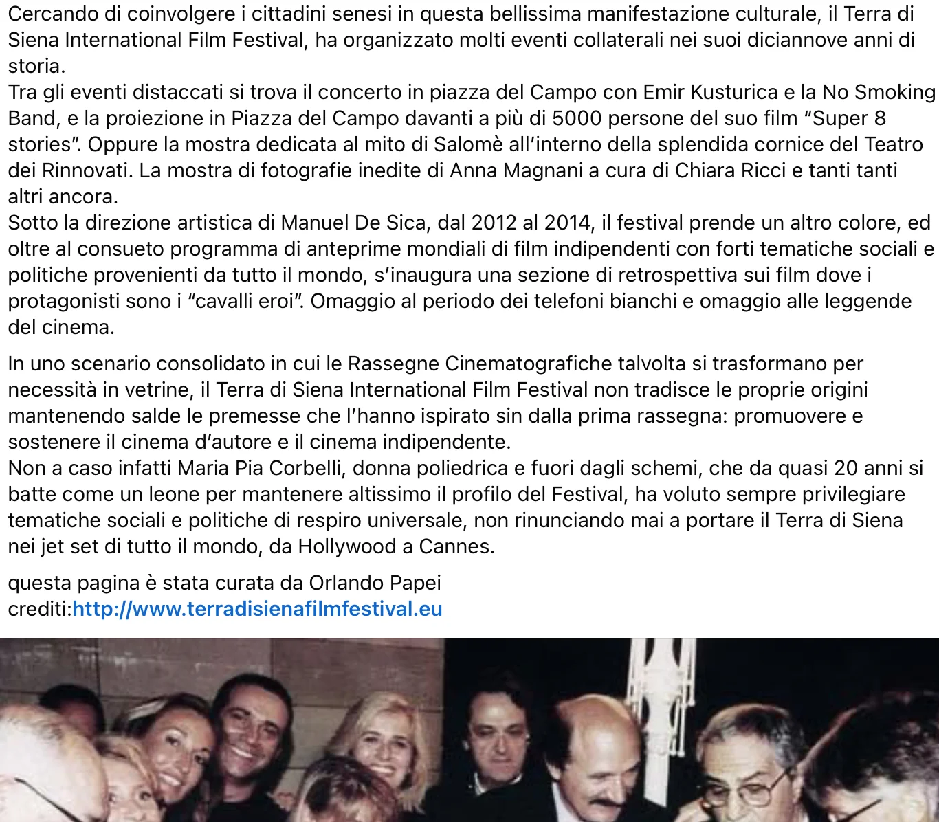 Rassegna Stampa 29° Terra di Siena International Film Festival 2025