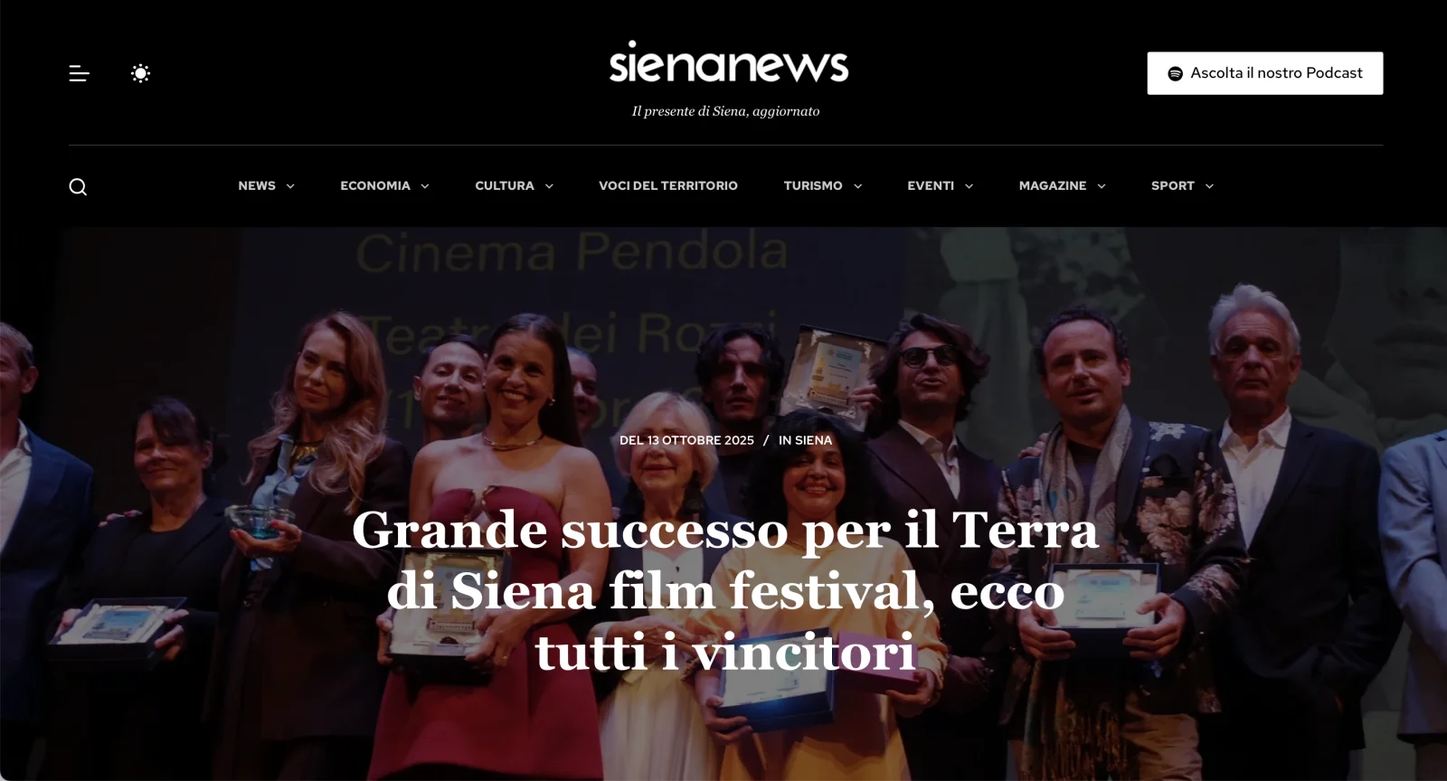 Rassegna Stampa 29° Terra di Siena International Film Festival 2025