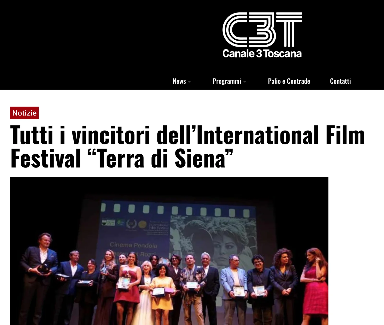 Rassegna Stampa 29° Terra di Siena International Film Festival 2025